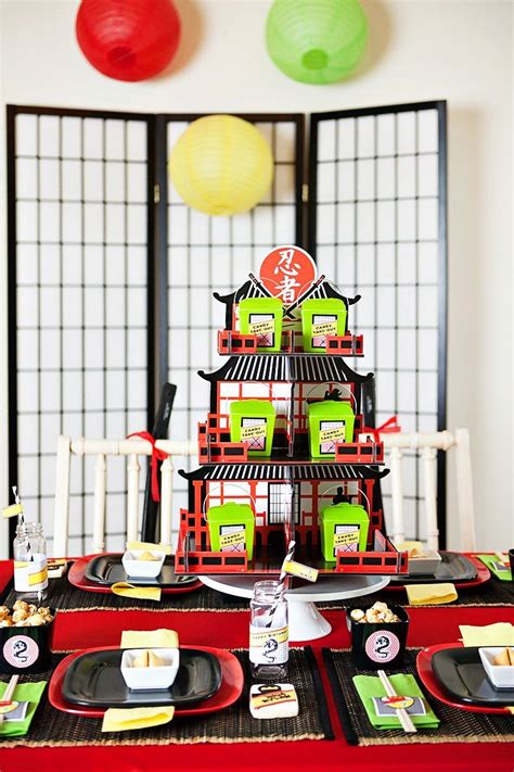 Awesome Lego Ninjago Inspired Birthday Party Ninjago Birthday Party