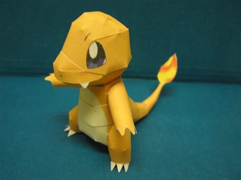 Nintendo Pokemon Papercraft Charmander Flickr Photo Sharing