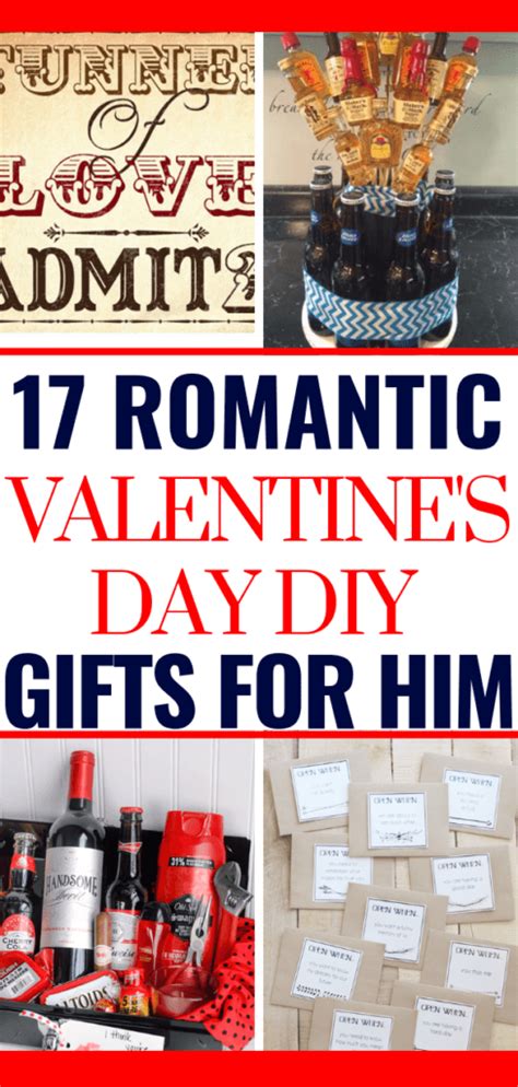 Gifts for him valentines day. 17+ DIY Valentine's Day Gifts For Men: Creative & Romantic ...