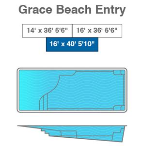 Grace Beach Entry Thursday Pools Fiberglass Pool Aqua Pro Pools