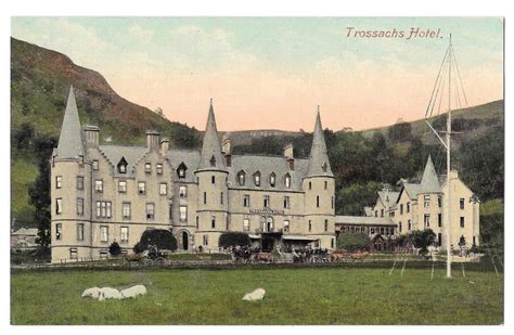 Scotland Trossachs Hotel Stirling Vintage Postcard Valentines Series