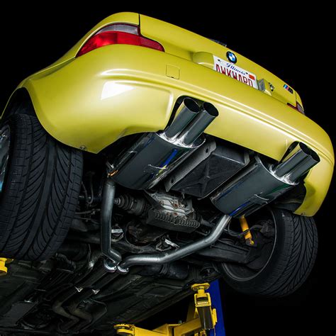 Can't get enough of these loud explosions at every gear shifts. Eisenmann BMW E36/7/8 Z3M Performance Exhaust - 4 x 83mm ...