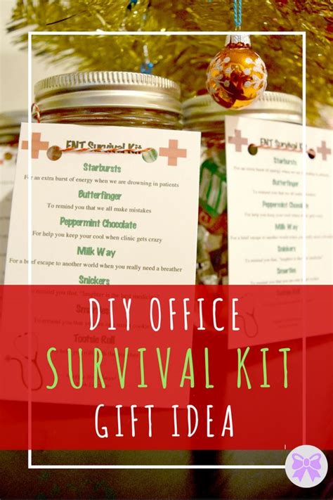DIY Office Survival Kit Gift Idea | Survival kit gifts, Office survival