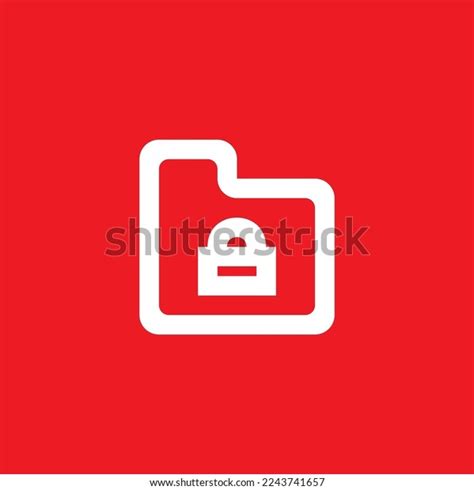 Encrypted File Flat Icon Graphic Resource Stock Vector Royalty Free