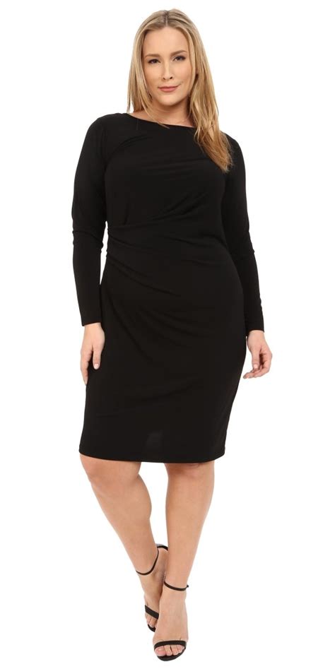 18 Plus Size Black Dresses With Sleeves Alexa Webb