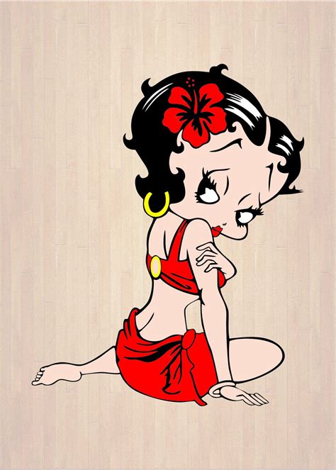 Betty Boop Svg 04 Svg Dxf Cricut Silhouette Cut File Etsy