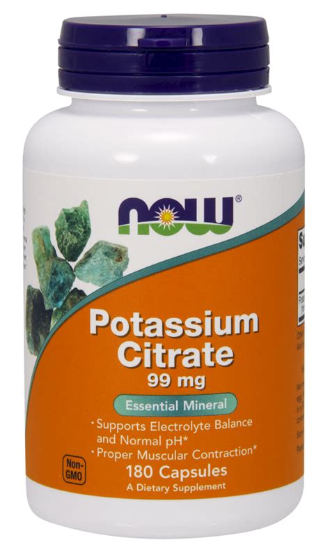 Now Potassium Citrate