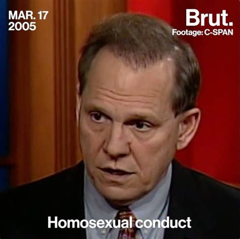 Roy Moore On Homosexuality Brut