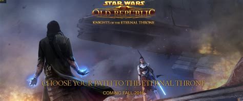 Star Wars The Old Republic Knights Of The Eternal Throne Expansion