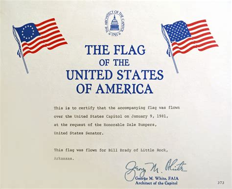 The american flag kate sorrentino proudly flies outside her home wasnt something she purchased online. Flag Flown Certificate Template Database