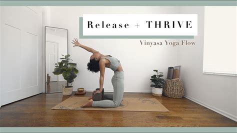 Min Vinyasa Flow To Release And Thrive Bright And Salted Yoga Youtube