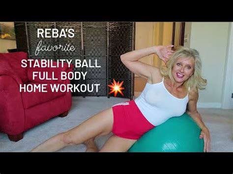 Reba Fitness Stability Ball Full Body Workout Fit Nice Over YouTube