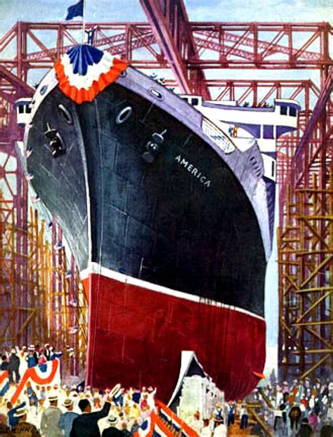 United States Lines Ss America 1940 To 1967 History Page