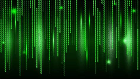 Green Matrix Vertical Flows Dark Green Binary Wallpaper Encoding