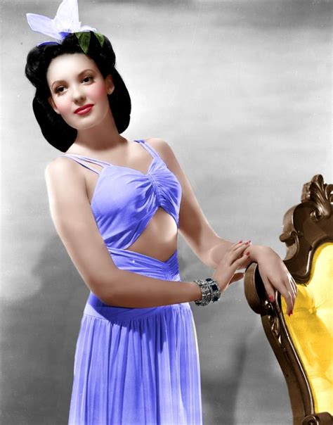 Linda Darnell Color By BrendaJM Vintage Hollywood Fashion Color