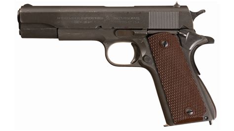 World War Ii Us Colt Model 1911a1 Semi Automatic Pistol Rock Island