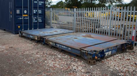 20ft And 40ft Flat Rack Shipping Containers For Sale