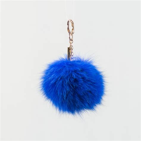 The Azure Fur Keychain Haute Acorn