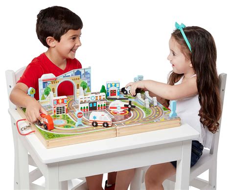 Melissa And Doug Take Along Tabletop Town Wooden Playset Nz
