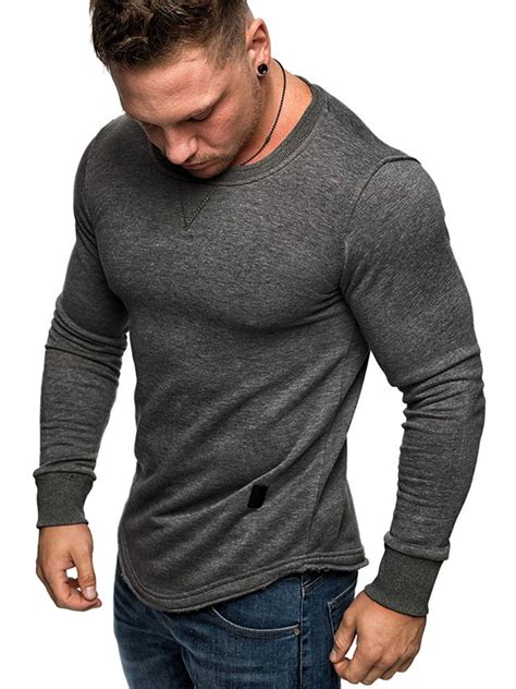 Athletic Works Mens And Mens Active Performance Long Sleeve Crew Neck