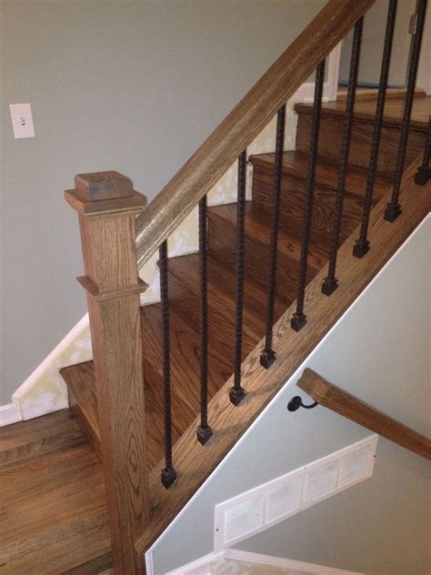 We've found the top banister and railing installer near you. The oak post and #railing contrast eloquently with the ...