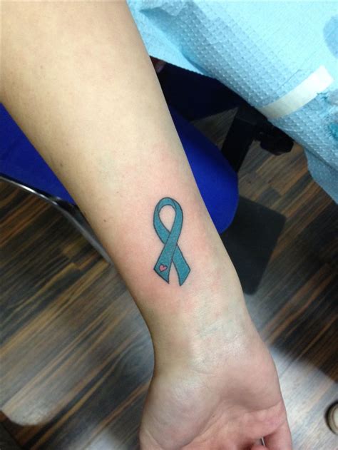 Ovarian cancer butterfly for my mom with the brain and lung cancer ribbon for my brother. Ovarian Cancer Awareness tattoo | Ink. | Pinterest