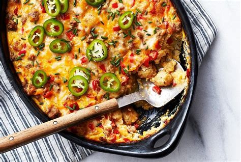Most midwesterners are already aware of these mouthwatering dishes, but. EXTRA SHARP: How to Make Tater Tot Casserole | Best breakfast casserole, Tater tot casserole ...