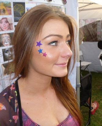 Jax Glam Beauty Face Body Art Small Coloured Glitter Stars Airbrush