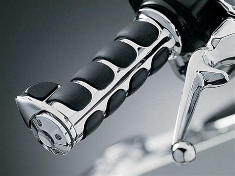 These premium harley davidson grips such as body panels, frames, gas tanks, and fenders offered for sale on our site have durably designed. Kuryakyn ISO Grips with Chrome Accent Rings for Harley ...