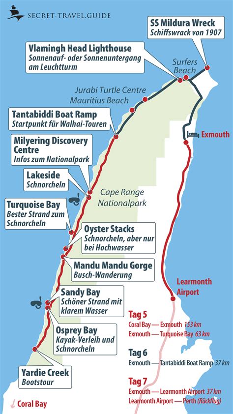 Perth von mapcarta, die offene karte. Eine Woche Westküste Australien - von Perth nach Exmouth ...