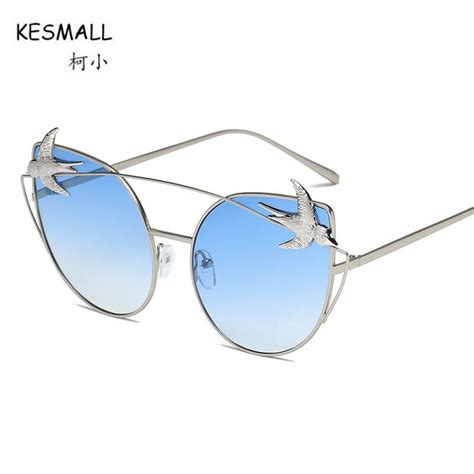 kesmall 2018 newest brand designer sunglasses women men fashion cat eye sun glasses hot sale