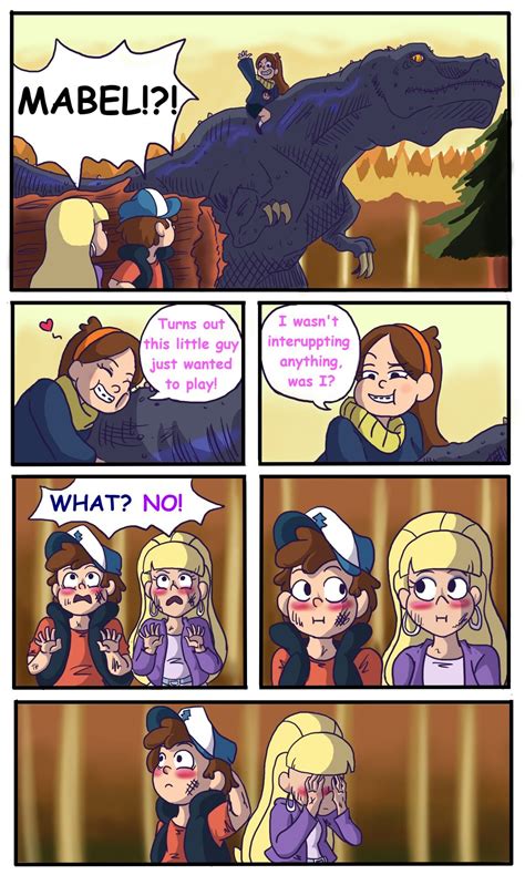 Dipper Pines and Pacífica Northwest Dicipica Gravity falls comics