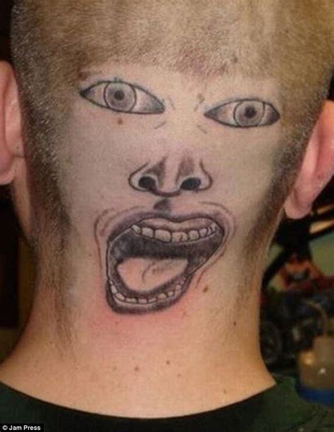 pictures capture the best grisly backside body art fails funny tattoos bad tattoos clever