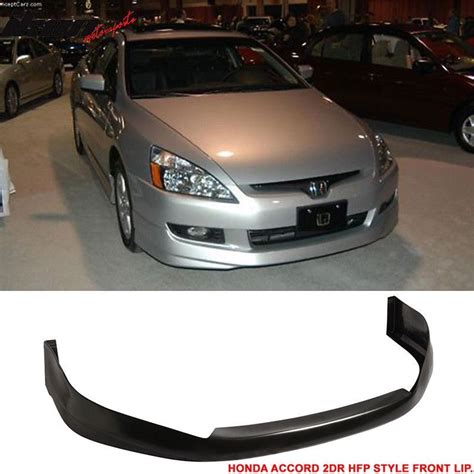 Fits 03 05 Honda Accord 2dr Urethane Front Bumper Lip Spoiler Hfp Style