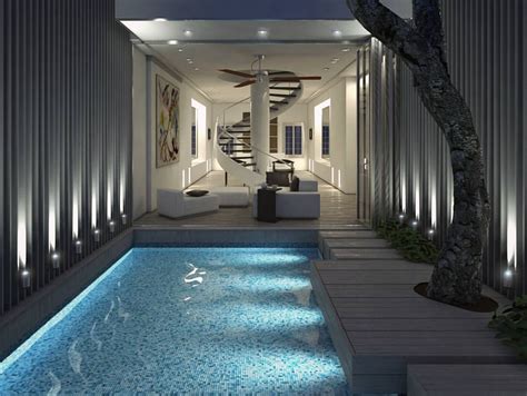 10 Minimalist Swimming Pool Designs For Small Terraced Houses Luxury