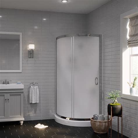 ove decors breeze 34 inch shower enclosure kit with paris base walls glass and door on sale
