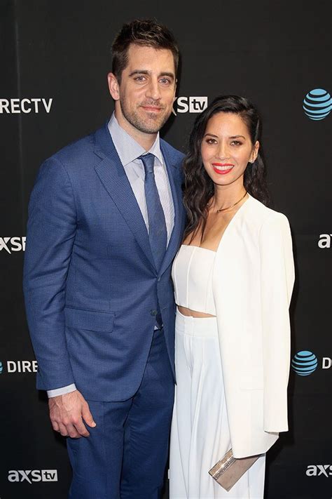 Aaron Rogers And Olivia Munn From Celebs At Super Bowl 2016 E News