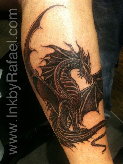 Dragon tattoos made out of floral designs are fascinating to look at and get tatted on your body. 44+ Dragon Tattoo On Lower Leg