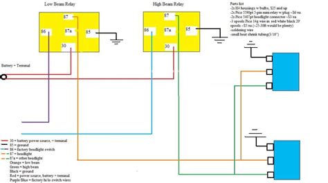 87 87a Relay Wiring Diagram