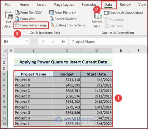 How To Insert Current Date In Excel 4 Suitable Examples