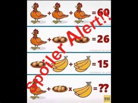 Due to the first two answer's only featuring the chicken and eggs, it's. Chicken, Egg, Bananas PuzzleSolved : puzzles