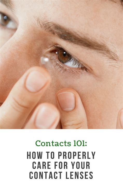 Contacts 101 How To Properly Care For Your Contact Lenses Up Run For