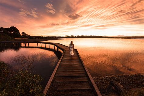 Sunset Walk By Julia Crim