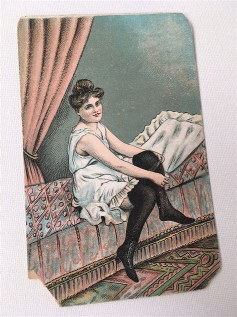 Pair Of Vintage Postcards Lovely Vintage Lady In Her Boudoir Vintage