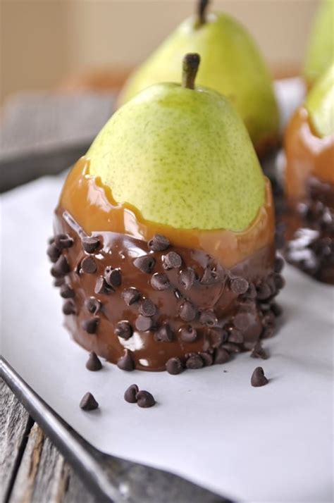 Partridge In A Chocolate Caramel Covered Pear