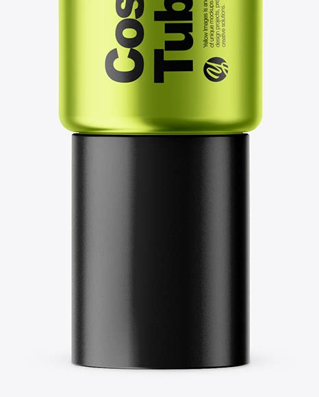 Download Get Matte Metalic Cosmetic Tube Mockup Images - Mockup Street