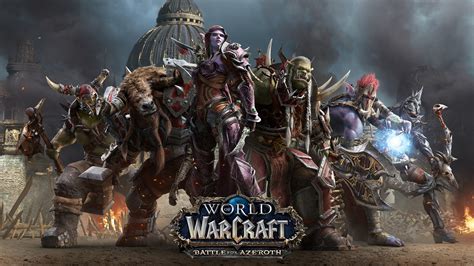 The world's most epic online game is free to play for the first twenty levels! Wallpaper World of Warcraft: Battle for Azeroth, hot game ...