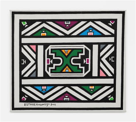Dr Esther Mahlangu Where Two Rivers Meet At Almine Rech