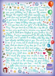 birthday fairy letters rooftop post printables