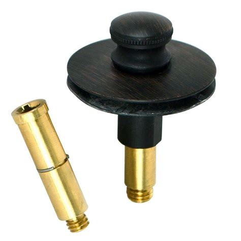 Bathtub drain stoppers generally function quite well for many years. Watco Push Pull Bathtub Stopper with 3/8 in. to 5/16 in ...